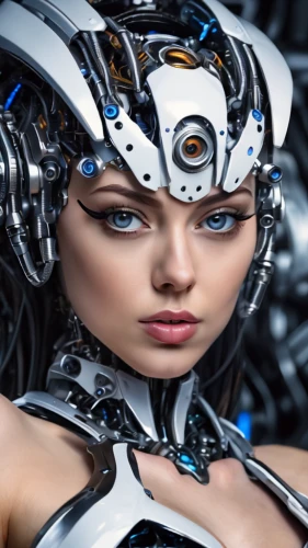 cybernetics,cyborg,artificial intelligence,ai,biomechanical,chatbot,social bot,chat bot,humanoid,women in technology,artificial hair integrations,cyberspace,chrome steel,robotics,robotic,cyber,bot,robot eye,wearables,cyberpunk,Conceptual Art,Sci-Fi,Sci-Fi 03