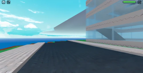skyscraper,virtual landscape,android game,screenshot,the skyscraper,skycraper,skyscrapers,graphics,tileable,helipad,first person,3d rendered,halfpipe,ocean view,high rises,ramp,windows 95,ocean,half pipe,ocean background