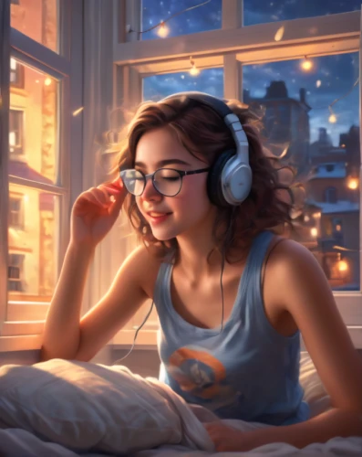 listening to music,girl studying,music background,girl at the computer,music,woman eating apple,blogs music,relaxed young girl,girl with cereal bowl,girl with speech bubble,music player,the listening,musical background,gamer,headphone,retro music,world digital painting,listening,wireless headset,woman playing