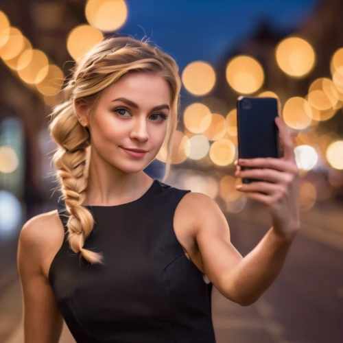 woman holding a smartphone,artificial hair integrations,blonde girl with christmas gift,photo session at night,blonde woman,black friday social media post,the blonde photographer,cyber monday social media post,mobile camera,women in technology,phone icon,portrait photographers,girl with speech bubble,social media icon,htc,a girl with a camera,the app on phone,digital advertising,social media addiction,female model
