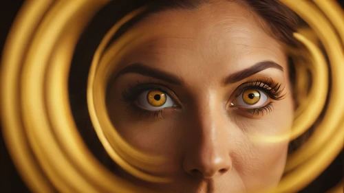 women's eyes,magnifying lens,magnifying,mirror of souls,magnify glass,lens reflection,looking glass,icon magnifying,magnify,magic mirror,optical ilusion,self hypnosis,golden eyes,magnifying galss,droste effect,parabolic mirror,magnification,magnifying glass,gold frame,lensball,Photography,General,Cinematic