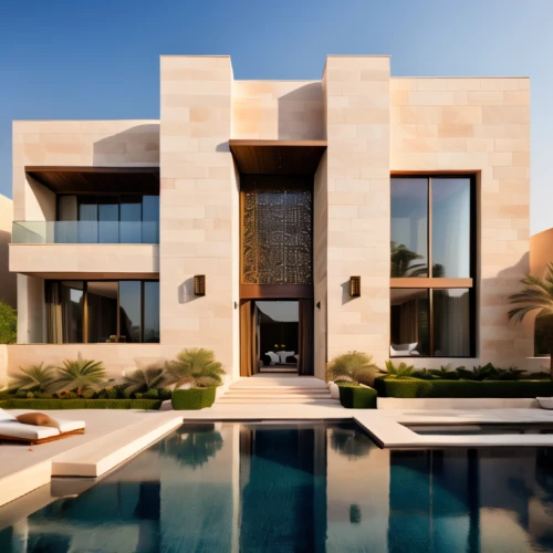 dunes house,modern architecture,modern house,luxury home,luxury property,architectural style,jewelry（architecture）,luxury real estate,beautiful home,symmetrical,geometric style,modern style,contemporary,cube house,cubic house,united arab emirates,stucco,stucco wall,jumeirah,architectural