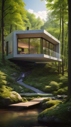 house in the forest,mid century house,house in the mountains,house in mountains,modern house,house by the water,the cabin in the mountains,summer cottage,house with lake,inverted cottage,houseboat,cubic house,home landscape,holiday home,summer house,mid century modern,small cabin,cube house,dunes house,idyllic,Conceptual Art,Fantasy,Fantasy 28