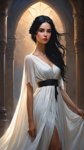 fantasy portrait,fantasy picture,fantasy art,heroic fantasy,priestess,fantasy woman,artemisia,world digital painting,sorceress,portrait background,mystical portrait of a girl,romantic portrait,cleopatra,ancient egyptian girl,girl in a long dress,the enchantress,rosa ' amber cover,lady of the night,girl in a historic way,zodiac sign libra,Conceptual Art,Fantasy,Fantasy 28