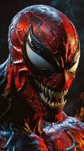 venom,venomous,webbing,red throat,spawn,male mask killer,daredevil,electro,red super hero,ffp2 mask,edit icon,spider-man,3d man,scorpion,fire red eyes,scorch,dead pool,angry man,molten,predator,Photography,General,Fantasy