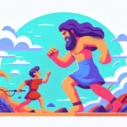 biblical narrative characters,vector illustration,game illustration,vector people,long-distance running,dribbble,workout icons,greco-roman wrestling,middle-distance running,ultramarathon,sparta,kids illustration,vector graphic,sci fiction illustration,female runner,sadhus,connectcompetition,ramayana,vector graphics,delete exercise
