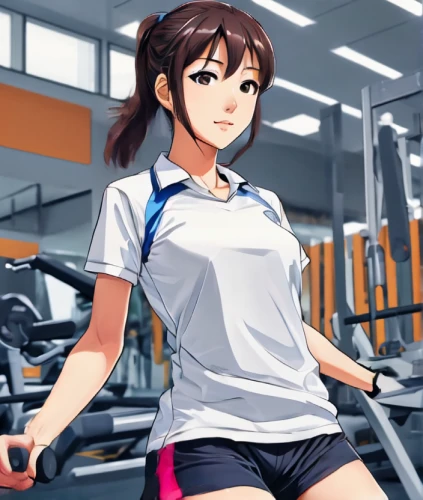 fitness room,gym girl,workout,exercise machine,sports girl,exercising,fitness center,exercise,workout equipment,sports training,workout items,physical exercise,gym,work out,sports exercise,active shirt,mikuru asahina,workout icons,kayano,烧乳鸽,Illustration,Japanese style,Japanese Style 04