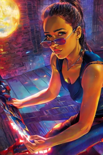 sci fiction illustration,cyberpunk,game illustration,rosa ' amber cover,cg artwork,katniss,girl at the computer,cyber glasses,female runner,bicycle lighting,world digital painting,girl washes the car,woman bicycle,ultraviolet,girl with a wheel,women in technology,cyberspace,bicycle ride,valerian,artistic cycling
