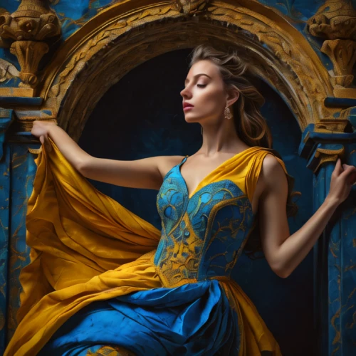 yellow and blue,cinderella,ukrainian,ball gown,rapunzel,jasmine blue,evening dress,girl in a long dress,mazarine blue,regal,blue dress,ukraine,royal blue,dark blue and gold,venetia,bylina,princess sofia,blue enchantress,ukraine uah,majorelle blue