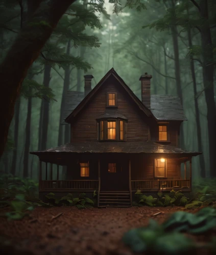 house in the forest,little house,wooden house,lonely house,witch's house,witch house,miniature house,small house,log home,log cabin,small cabin,the cabin in the mountains,tree house,treehouse,summer cottage,wooden hut,creepy house,cabin,cottage,timber house,Photography,General,Cinematic