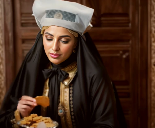 zoroastrian novruz,iranian cuisine,cholent,woman holding pie,middle-eastern meal,middle eastern food,muslim woman,miss circassian,islamic girl,abaya,st catherine's monastery,yemeni,ful medames,woman eating apple,middle eastern monk,assyrian,girl with bread-and-butter,mediterranean cuisine,the prophet mary,arabic coffee