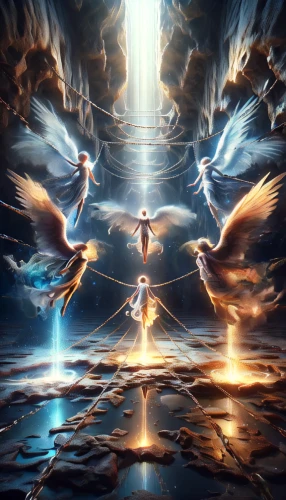 archangel,ascension,angelology,aporia,aura,apophysis,transcendence,dimensional,fractalius,mirror of souls,awakening,vortex,abstract artwork,meridians,astral traveler,angel wing,fractal environment,3d fantasy,flow of time,the archangel