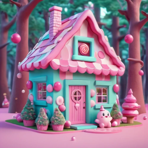 fairy house,little house,3d render,miniature house,playhouse,doll house,fairy village,fairy door,small house,the little girl's room,3d fantasy,sugar house,doll kitchen,witch's house,the gingerbread house,crispy house,gingerbread house,ice cream shop,dog house,house in the forest