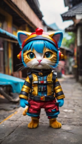 cat warrior,wind-up toy,nikko,chinese pastoral cat,pixaba,rocket raccoon,pubg mascot,hk,alley cat,cartoon cat,funko,3d figure,luokang,lucky cat,kung fu,goki,tiger cat,russkiy toy,kung,bukchon