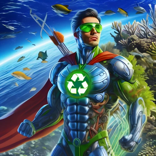 recycling world,green lantern,superhero background,waste collector,plastic waste,eco,aquaman,patrol,recycle,environmentally sustainable,cleanup,recycle bin,aaa,super hero,environmentally friendly,green power,earth day,sustainability,electronic waste,earth chakra
