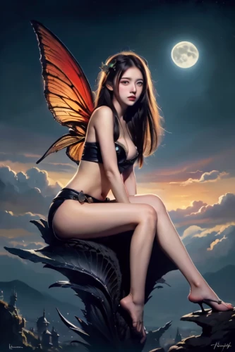 cupido (butterfly),fantasy art,fantasy picture,faerie,faery,fantasy woman,the night of kupala,dark angel,the zodiac sign pisces,julia butterfly,black angel,antasy,fantasy portrait,hesperia (butterfly),vanessa (butterfly),siren,butterfly isolated,queen of the night,fantasy girl,silkworm