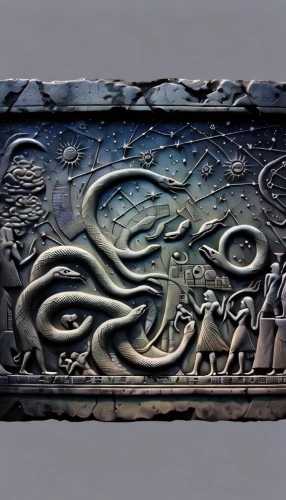 silver octopus,kraken,belt buckle,metal embossing,helmet plate,carved wood,cephalopod,incense burner,octopus tentacles,embossed,unagi,octopus,art soap,god of the sea,nautical banner,sea god,rocker cover,cephalopods,nautilus,base plate