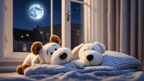 cuddly toys,romantic night,stuffed animals,moonlit night,moon night,good night,teddy bears,stuffed toys,warm and cozy,cute cartoon image,teddy bear waiting,night image,night scene,the moon and the stars,plush toys,snowhotel,soft toys,teddies,night watch,night photo,Photography,General,Natural