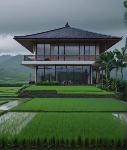 rice paddies,the rice field,ricefield,rice fields,rice field,rice cultivation,yamada's rice fields,rice terrace,asian architecture,paddy field,feng shui golf course,grass roof,japanese architecture,home landscape,roof landscape,beautiful home,chinese architecture,traditional house,rice mountain,tea garden,Photography,General,Natural