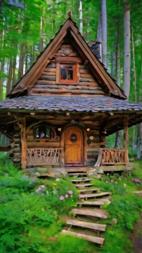 log cabin,log home,house in the forest,the cabin in the mountains,wooden house,small cabin,timber house,treehouse,tree house hotel,wood doghouse,wooden hut,tree house,cabin,summer cottage,chalet,wooden sauna,fairy house,new england style house,traditional house,lodge,Illustration,Realistic Fantasy,Realistic Fantasy 02