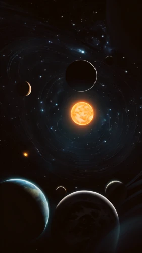 planetary system,saturnrings,planets,inner planets,exoplanet,binary system,space art,the solar system,solar system,orbiting,astronomy,io centers,celestial bodies,galilean moons,alien planet,planet eart,deep space,pioneer 10,trajectory of the star,planetarium,Conceptual Art,Fantasy,Fantasy 17