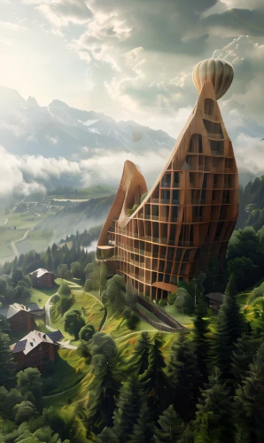 eco hotel,tree house hotel,cubic house,cube stilt houses,futuristic architecture,eco-construction,house in mountains,cube house,hanging houses,tree house,house in the mountains,timber house,sky apartment,wooden construction,crooked house,animal tower,log home,roof landscape,noah's ark,dunes house