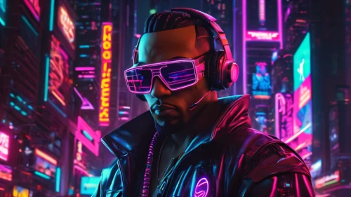 cyberpunk,cyber glasses,electro,cyber,futuristic,80's design,80s,mute,3d man,neon,neon lights,neon light,neon arrows,matrix,electric,digiart,vector art,abstract retro,electronic,voltage,Conceptual Art,Sci-Fi,Sci-Fi 26