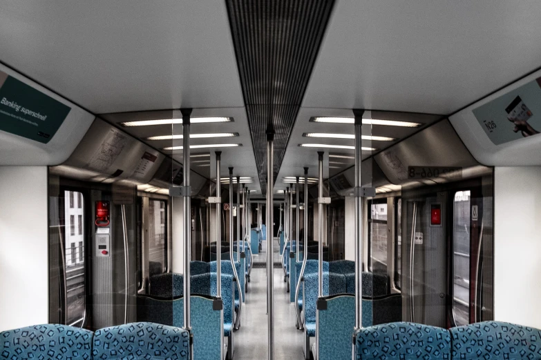 a po taken inside a train, looking inside