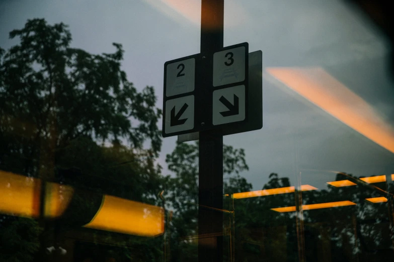 a street sign on the side of a road