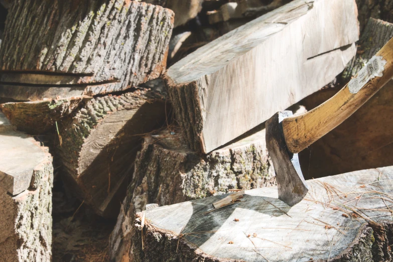 a number of old wood items with nails