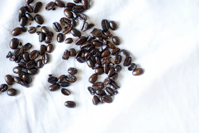 some kind of roasted coffee sitting on top of a table