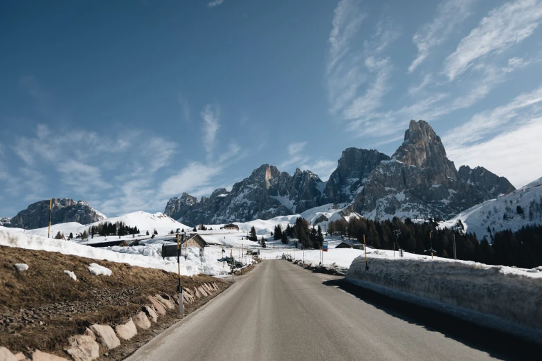 the snow - capped mountains have been beautifully seen