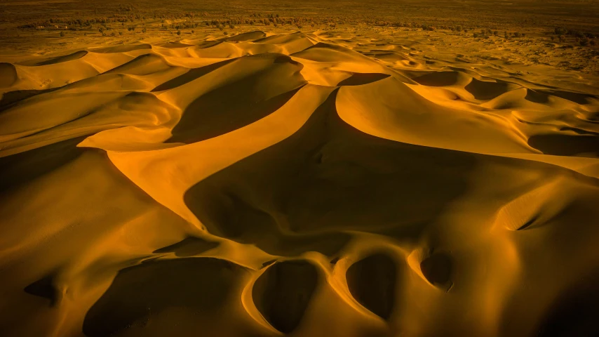 an area that has been covered in sand