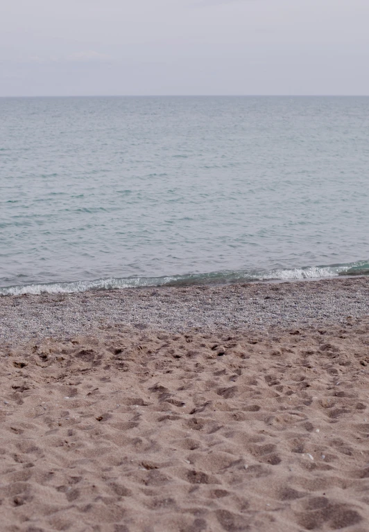 the lone water skier standing on the beach