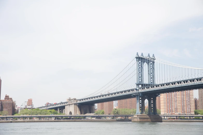 a view of a bridge near the river