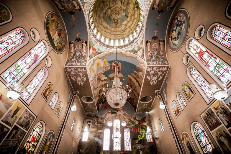 this is a view of the inside of a church