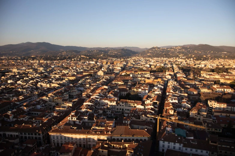 a large view of a city with high rise buildings