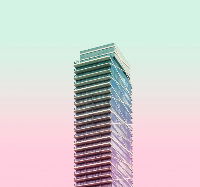 an architectural po of a tall building