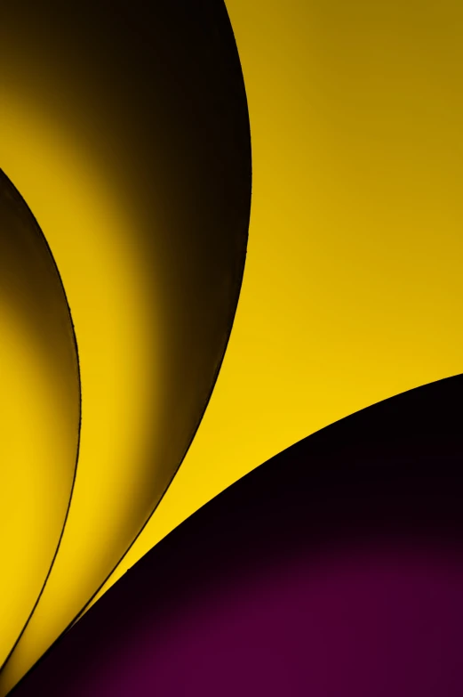 a dark yellow and purple background with some curves