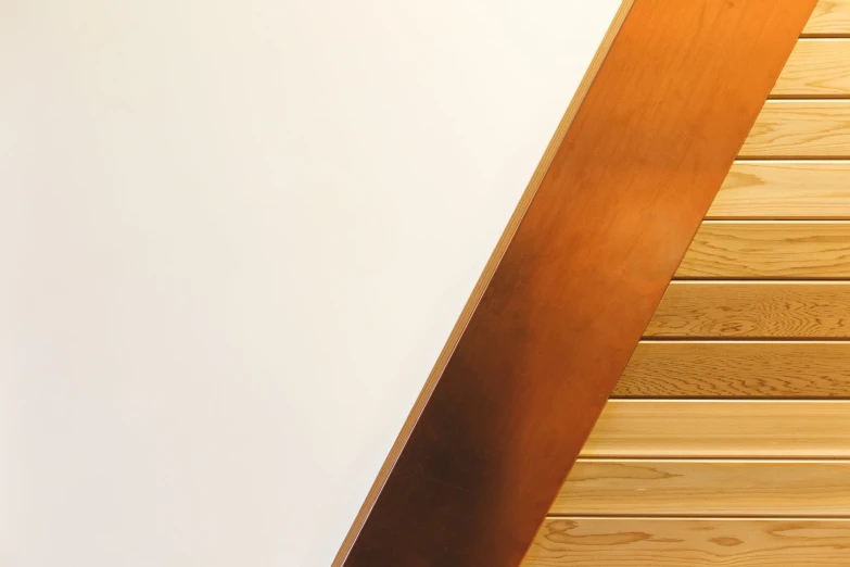 an unfinished staircase in an art gallery