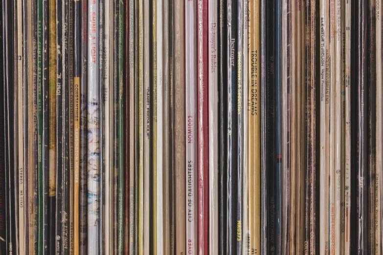 a group of books sitting next to each other