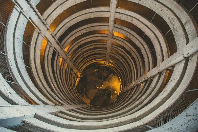 an image of the inside of a large structure