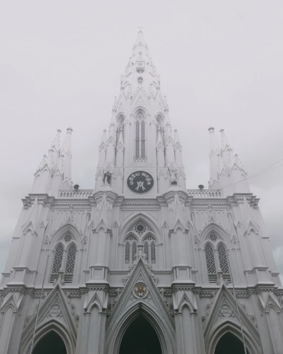 a large building with a clock at the top