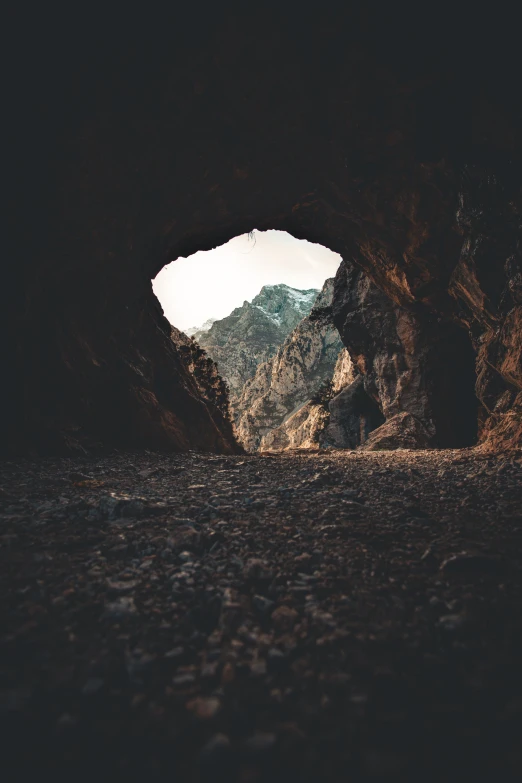 the light at the end of a cave is on