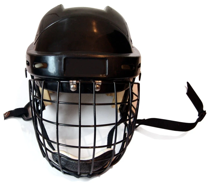 an image of a baseball helmet wearing a mask