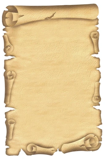 a brown paper with stains on it