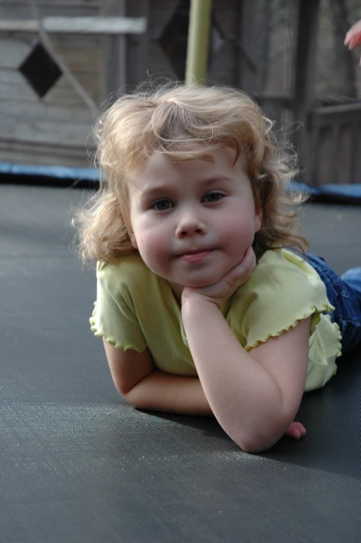 a  sitting in the middle of an obstacle course