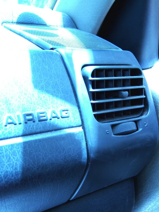 air conditioner in a car on the floor
