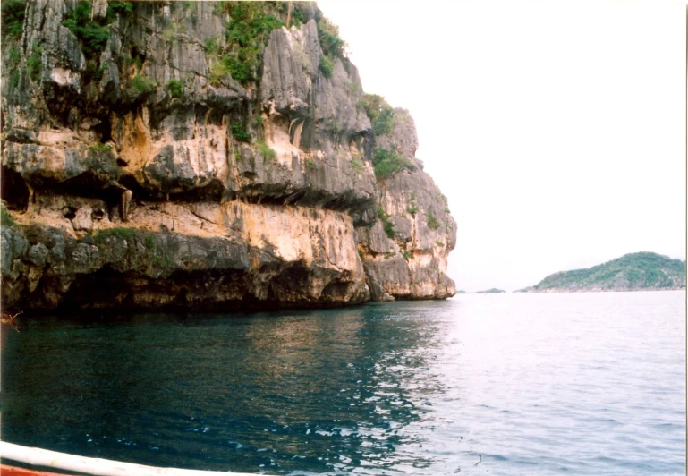 the view of an island in a body of water