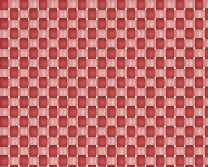 a plaid pattern that looks like an odd red square